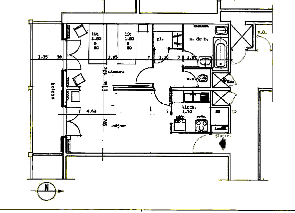 Grand Sud 305 plan