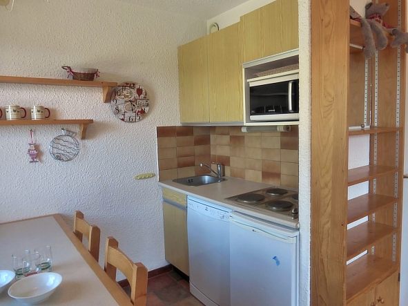 Lac Blanc kitchenette