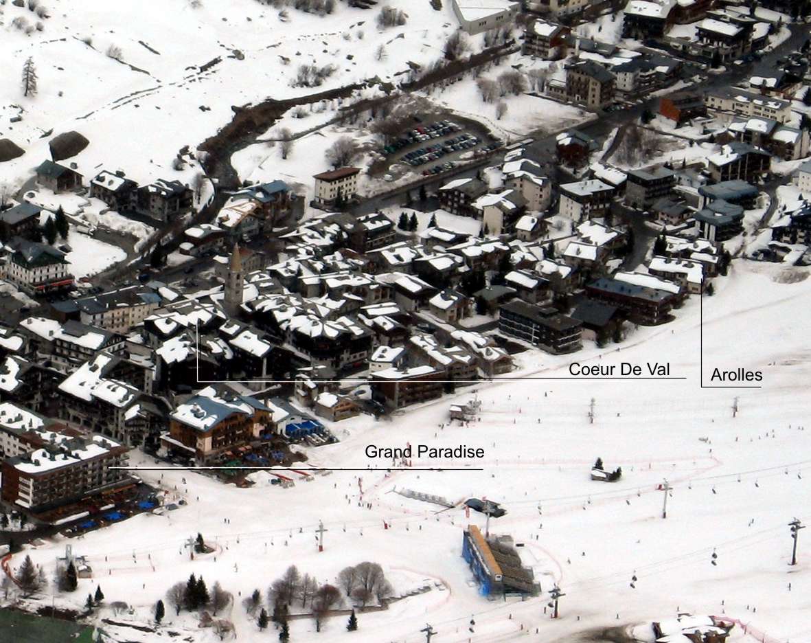 Map Val d'Isere Right part